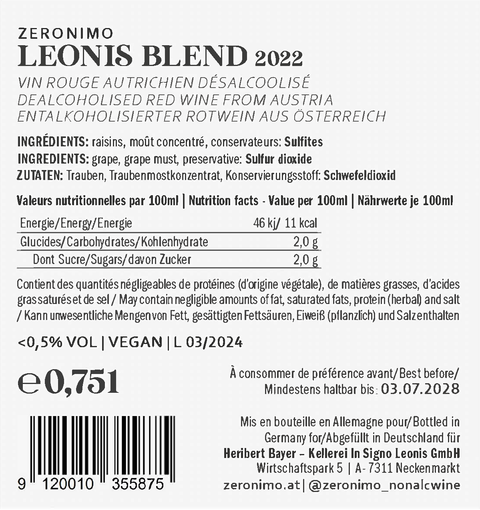 Zeronimo - Leonis Blend